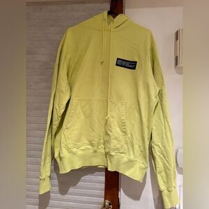 Helmut Lang Acid Lime Hoodie